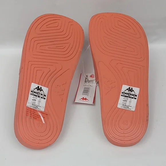 Kappa Banda Adam Light Orange Slide Sandals Size 10 NWT - Picture 3 of 7